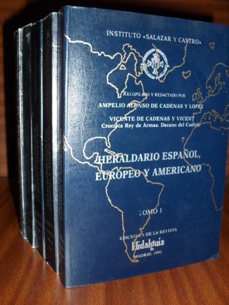 HERALDARIO ESPAOL, EUROPEO Y AMERICANO. Obra completa en 6 volmenes